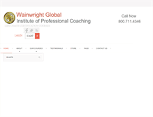 Tablet Screenshot of lifecoachtrainingonline.com